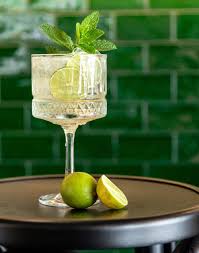 Salt Breeze Spritz in a wine glass